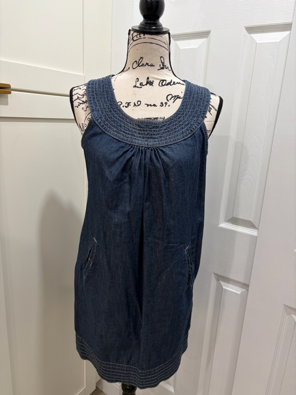 Axcess Dark Blue Súper Cute Denim Mini Dress